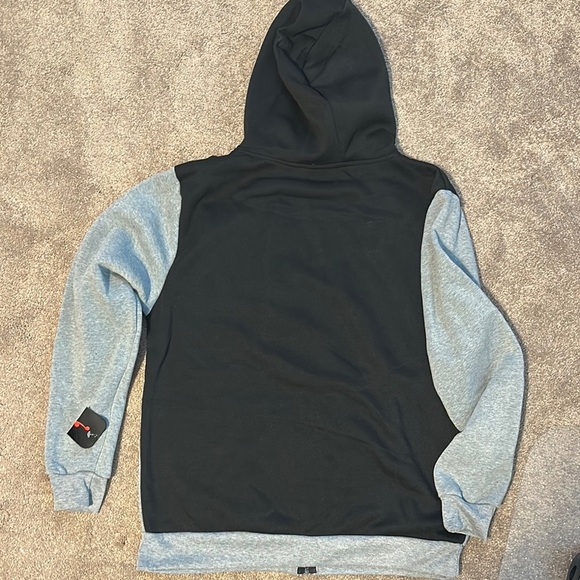 Black and Gray Men's Hoodie - Picture 4 of 4